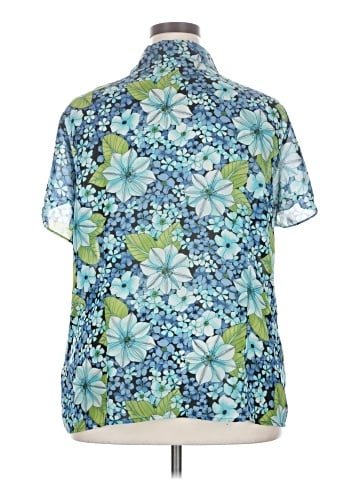 Sag Harbor Short Sleeve Blouse (view 2)