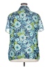 Sag Harbor Floral Teal Short Sleeve Blouse Size 2X - photo 2