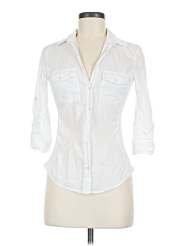 James Perse 3/4 Sleeve Button-Down Shirt (view 1)