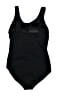 Assorted Brands 100% Polyester Solid Black One Piece Swimsuit Size 12 - photo 2