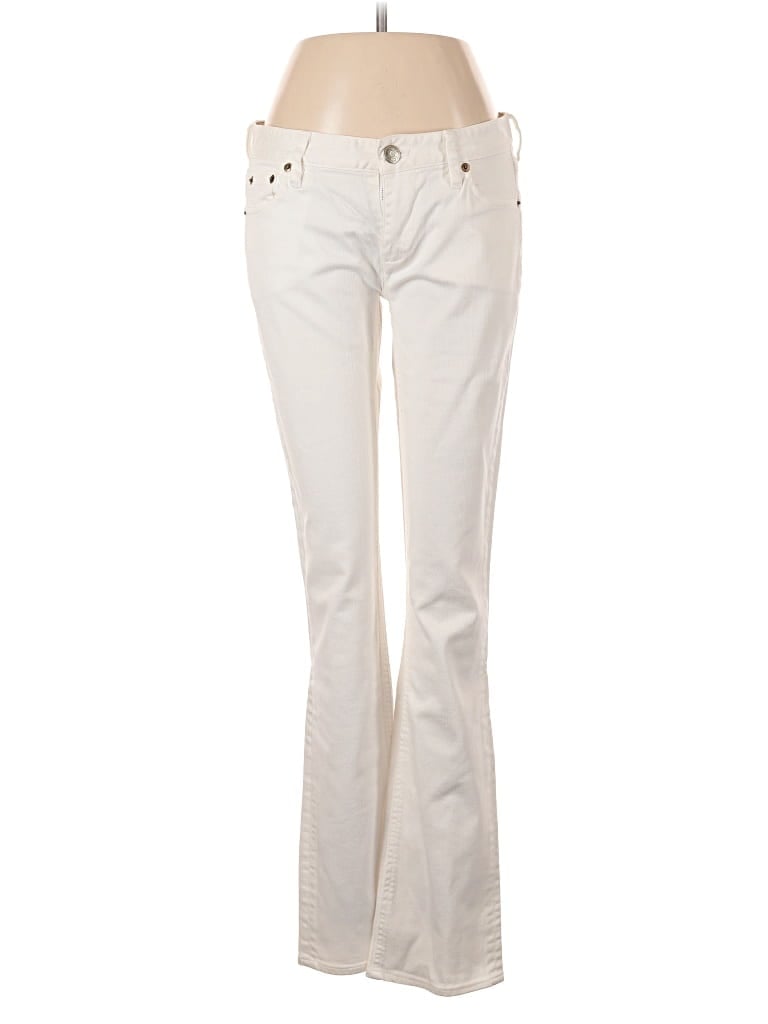Pre-owned Jcrew Jeans In Ivory