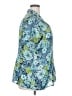 Sag Harbor Floral Teal Short Sleeve Blouse Size 2X - photo 4