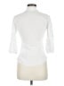 James Perse White 3/4 Sleeve Button-Down Shirt Size Med (2) - photo 2