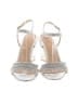 Badgley Mischka Silver Sandals Size 7 1/2 - photo 2
