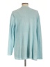 Eileen Fisher 100% Linen Solid Teal Cardigan Size L - photo 2