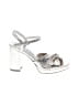 Anne Klein Silver Sandals Size 6 - photo 1