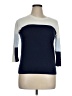 Halogen Color Block Blue Pullover Sweater Size XL - photo 1