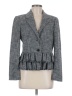 Rebecca Taylor Houndstooth Gray Blazer Size 8 - photo 1