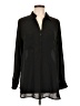 Pleione 100% Polyester Black Long Sleeve Blouse Size L - photo 1