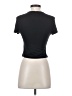 Shein Black Short Sleeve Turtleneck Size S - photo 2