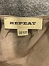 Repeat Cashmere Gray Long Sleeve Silk Top Size XXS - photo 7