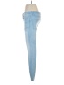 H&M 100% Polyester Color Block Blue Jeans Size 28 WAIST SHORT - photo 5