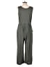 A New Day Solid Gray Jumpsuit Size L - photo 2