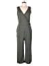 A New Day Solid Gray Jumpsuit Size L - photo 1