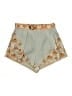 Zimmermann Floral Green Gray Shorts Size 12 (4) - photo 1