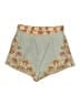 Zimmermann Floral Green Gray Shorts Size 12 (4) - photo 2