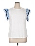 Unbranded White Short Sleeve Top Size XL - photo 1