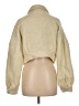PrettyLittleThing 100% Polyester Ivory Faux Fur Jacket Size 8 - photo 2
