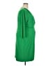 Kasper Color Block Green Cocktail Dress Size 2X - photo 4