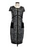 DKNY Graphic Gray Casual Dress Size 12 - photo 1