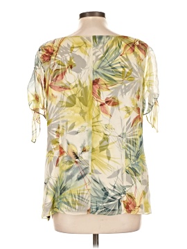 Dana Buchman Short Sleeve Silk Top (view 2)