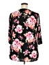 E. Luna Black 3/4 Sleeve Blouse Size 3X - photo 2