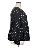 Ann Taylor LOFT 100% Polyester Polka Dots Black Long Sleeve Blouse Size 20 - photo 4