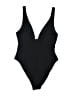 H&M Solid Black One Piece Swimsuit Size M - photo 2