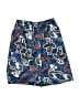 Marvel 100% Polyester Paisley Blue Board Shorts Size 6 - photo 1