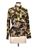 MSGM Animal Print Gold Long Sleeve Blouse Size L (estimated) - photo 1
