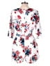 Cupcakes & Cashmere 100% Polyester Floral White Romper Size 10 - photo 2