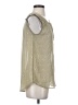 Assorted Brands 100% Polyester Green Sleeveless Blouse Size S - photo 4