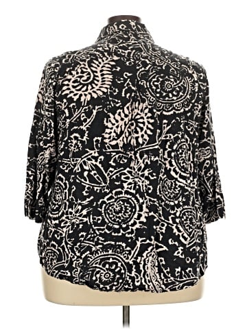 Jones New York 3/4 Sleeve Button-Down Shirt (view 2)