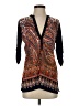 Tiny 100% Rayon Paisley Black 3/4 Sleeve Blouse Size S - photo 1