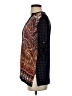 Tiny 100% Rayon Paisley Black 3/4 Sleeve Blouse Size S - photo 5