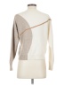 Petite Studio New York 100% Wool Color Block Ivory Wool Pullover Sweater Size XS - photo 2
