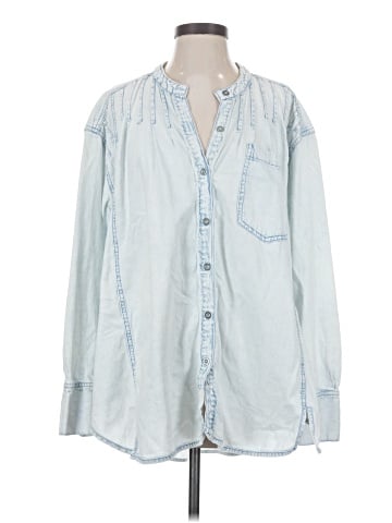 We the Free Long Sleeve Button-Down Shirt (view 1)