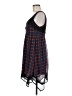 Bar III 100% Polyester Plaid Blue Casual Dress Size M - photo 5