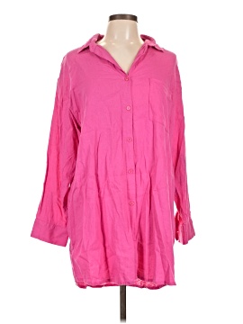 Stars Above 3/4 Sleeve Button-Down Shirt (view 1)