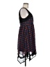 Bar III 100% Polyester Plaid Blue Casual Dress Size M - photo 4
