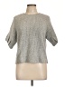 Steve Madden 100% Polyester Metallic Gray Pullover Sweater Size L - photo 1