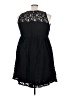 Lane Bryant 100% Polyester Black Cocktail Dress Size 28 - photo 2