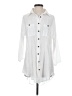 Unbranded 100% Viscose White 3/4 Sleeve Button-Down Shirt Size S - photo 1