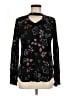 Maurices 100% Rayon Black Long Sleeve Blouse Size M - photo 1