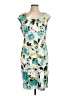 DressBarn Print Teal Cocktail Dress Size 12 - photo 1