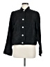Doncaster Collection 100% Linen Black Long Sleeve Button-Down Shirt Size 8 - photo 1