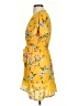 Shinestar 100% Polyester Floral Yellow Casual Dress Size S - photo 5