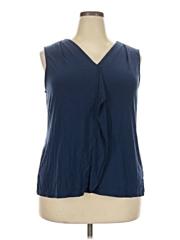 Roz & Ali Sleeveless Blouse (view 1)