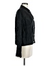 Doncaster Collection 100% Linen Black Long Sleeve Button-Down Shirt Size 8 - photo 4