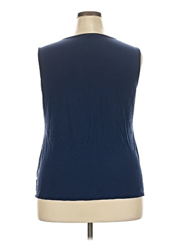 Roz & Ali Sleeveless Blouse (view 2)